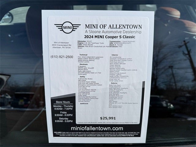 2024 MINI Hardtop 4 Door Cooper S