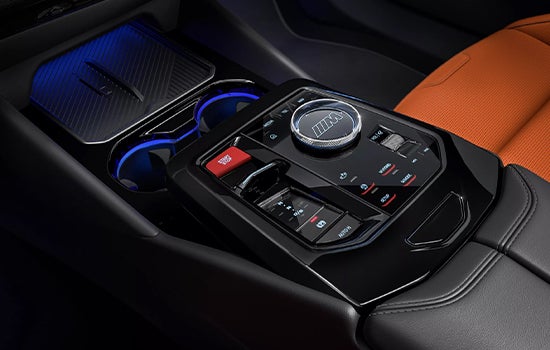 The M-specific center console. | BMW of Allentown in Allentown PA