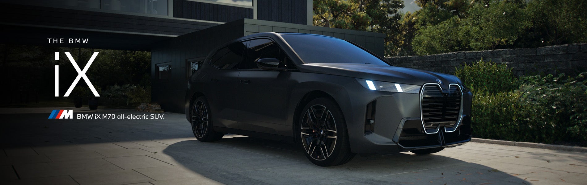 The BMW iX M70 parked. Click to learn more. | BMW of Allentown in Allentown PA