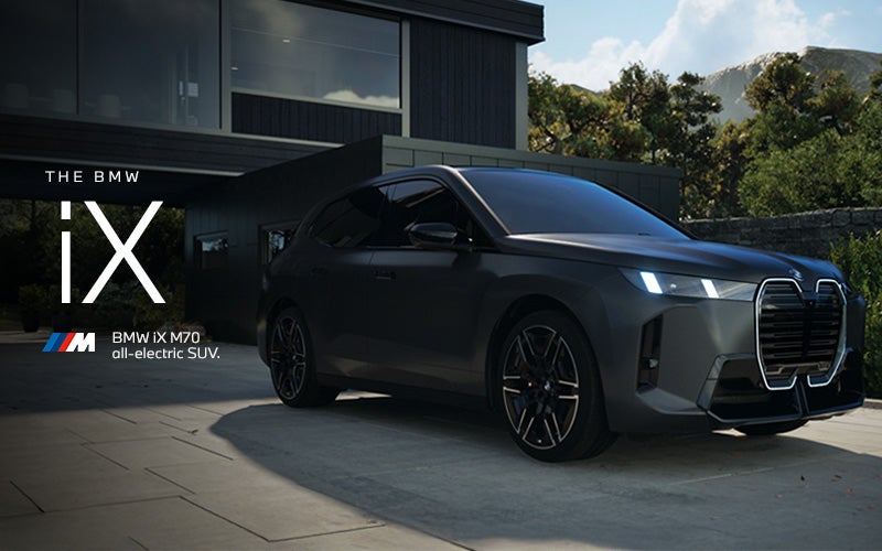 The BMW iX M70 parked. Click to learn more. | BMW of Allentown in Allentown PA