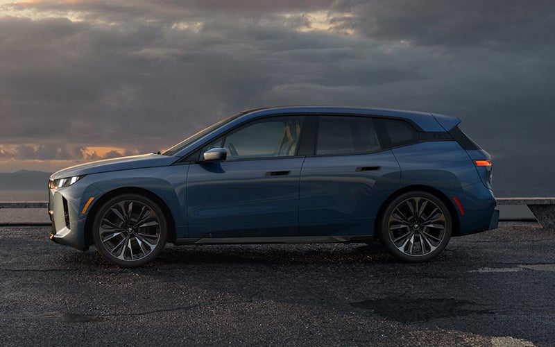The BMW iX parked sideways shot. | BMW of Allentown in Allentown PA