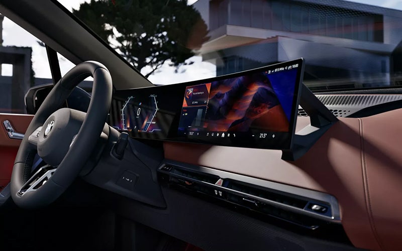 The BMW iX Curved Display. | BMW of Allentown in Allentown PA