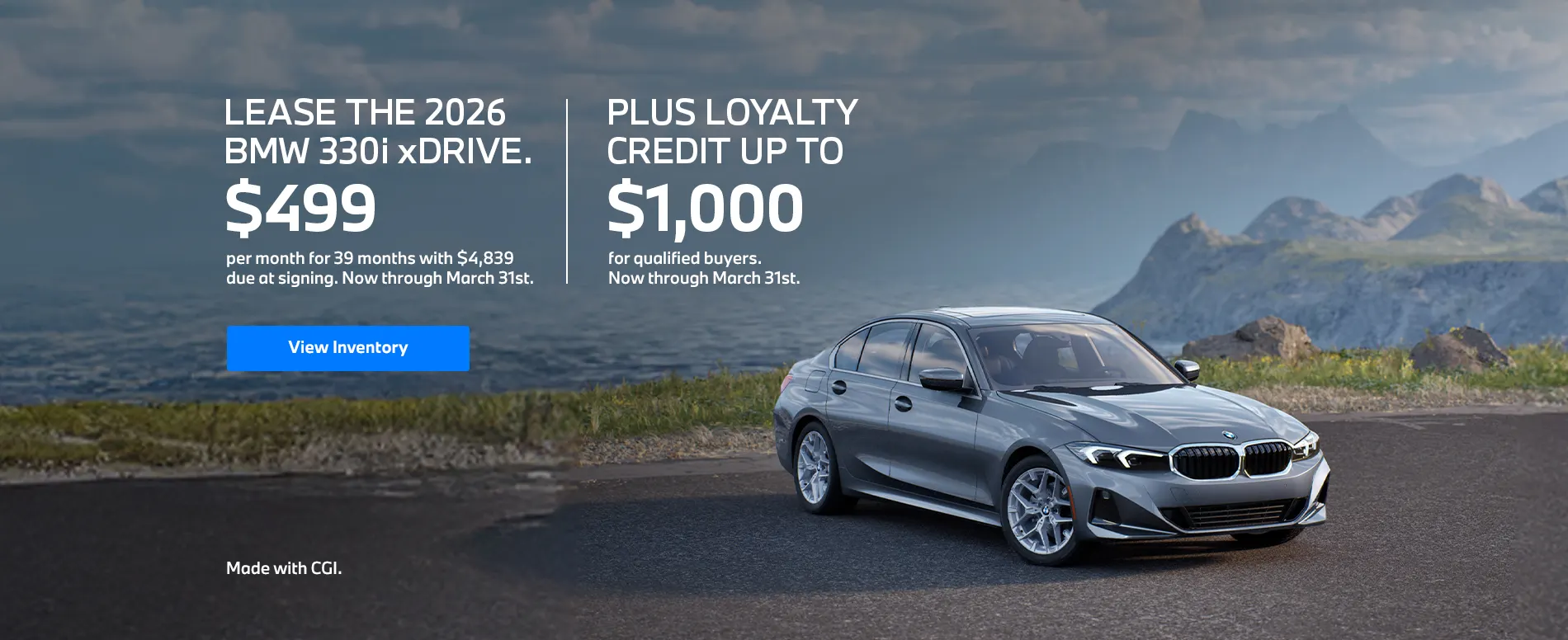 LEASE THE 2026 BMW 3 SERIES