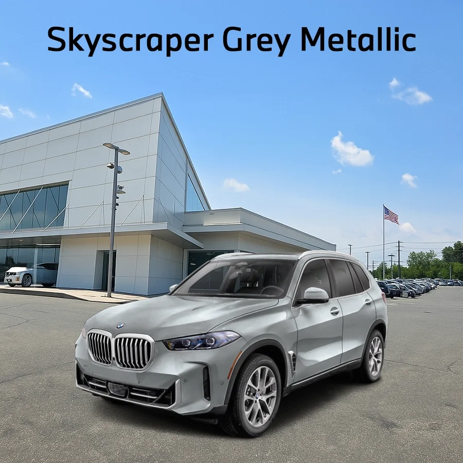 2026 BMW X5 Skyscraper Grey Metallic Color Exterior.