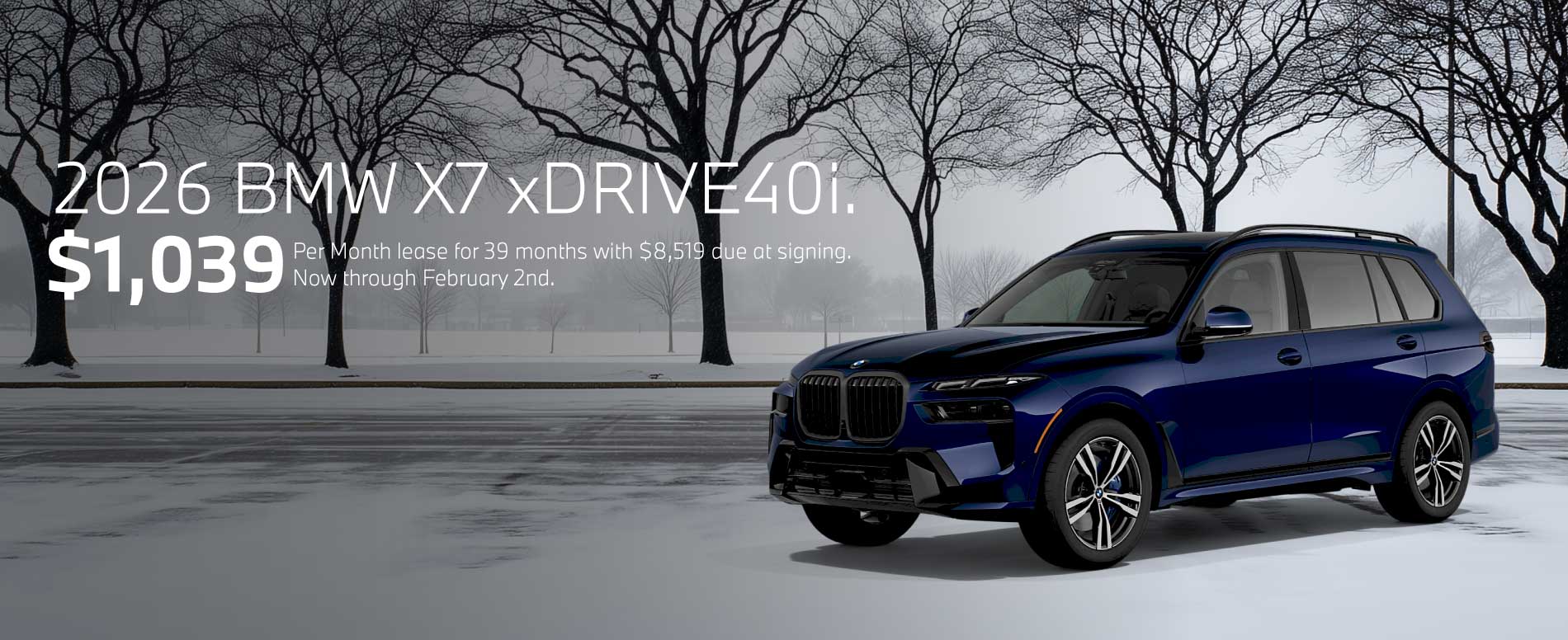 LEASE THE 2026 BMW X7.
