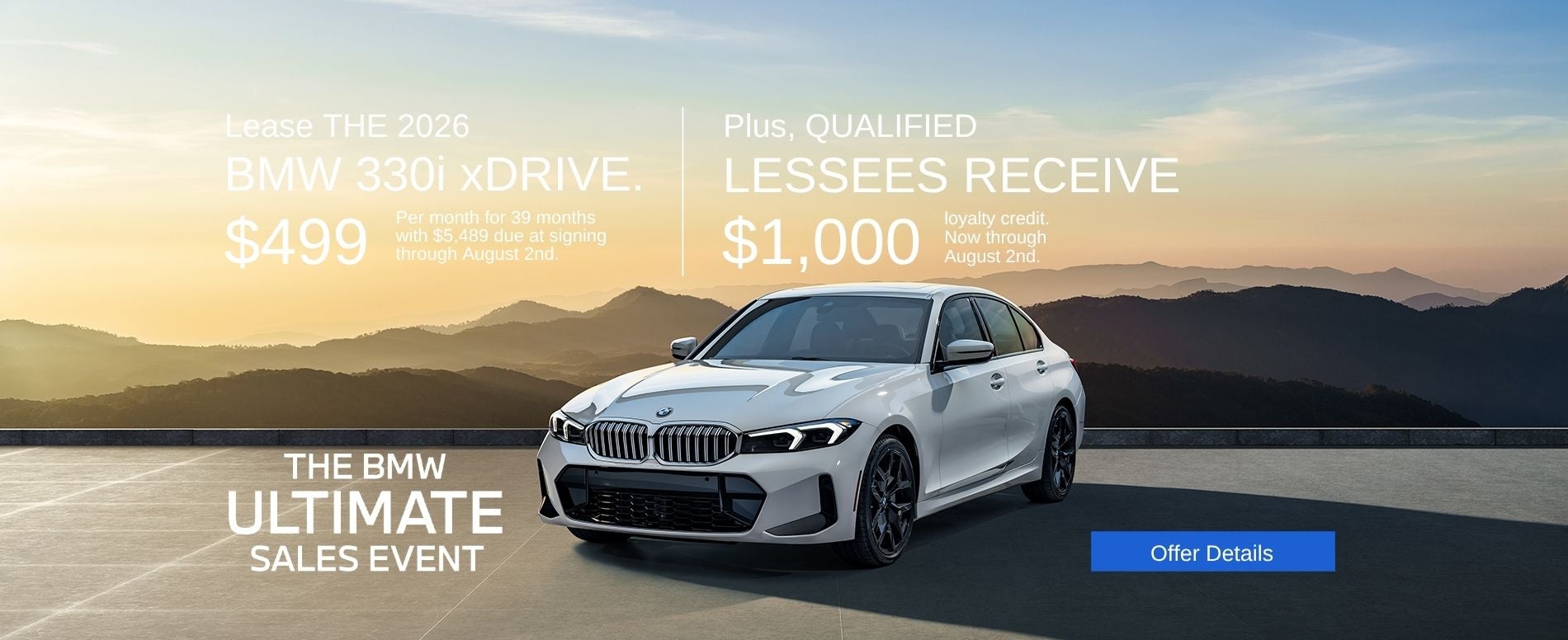 LEASE THE 2026 BMW 3 SERIES