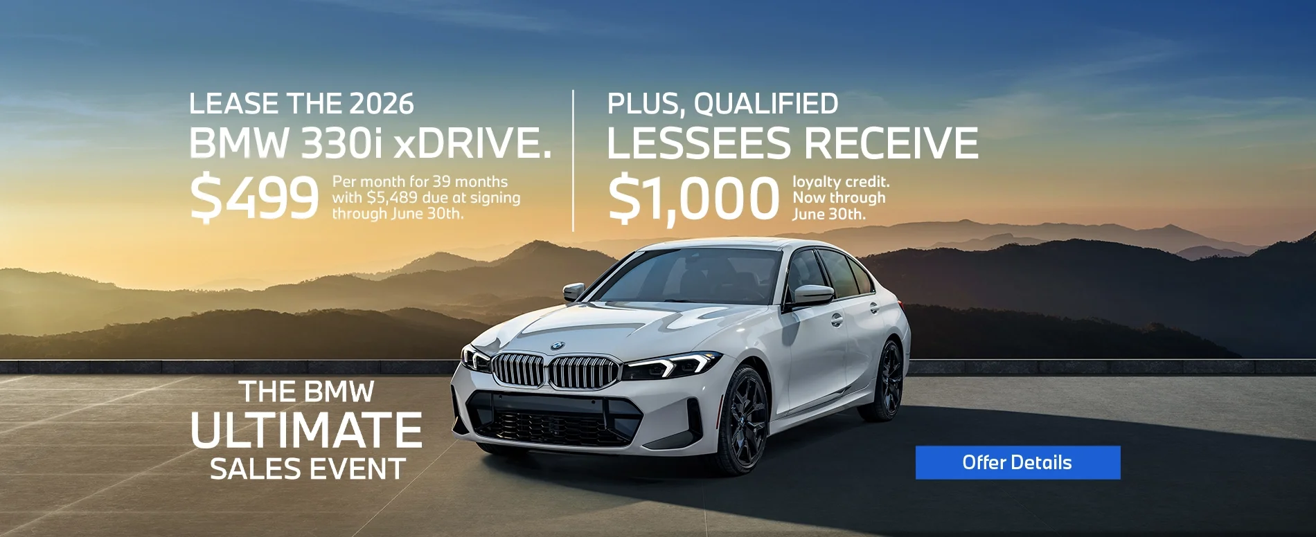 LEASE THE 2026 BMW 3 SERIES
